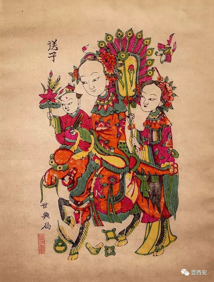 凤翔木版年画 · 真实工艺实物 / 代表作品参考，新增60 · 真实工艺图已稳定收录
