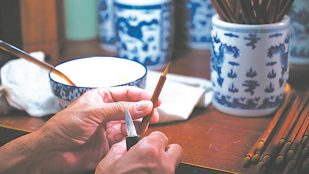 湖笔制作技艺 · 真实工艺实物 / 代表作品参考，新增60 · 真实工艺图已稳定收录