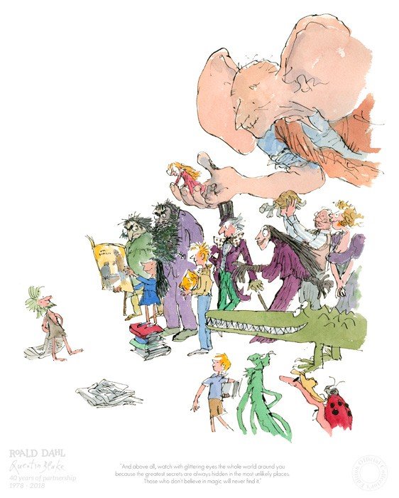 Quentin Blake 代表作示例
