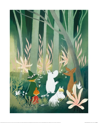 Tove Jansson 治愈插画示例