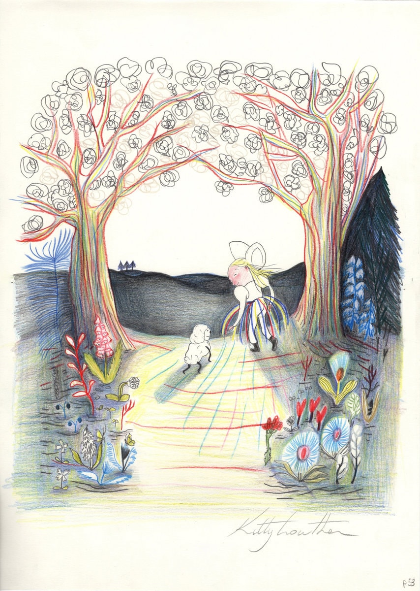 Kitty Crowther 治愈插画示例