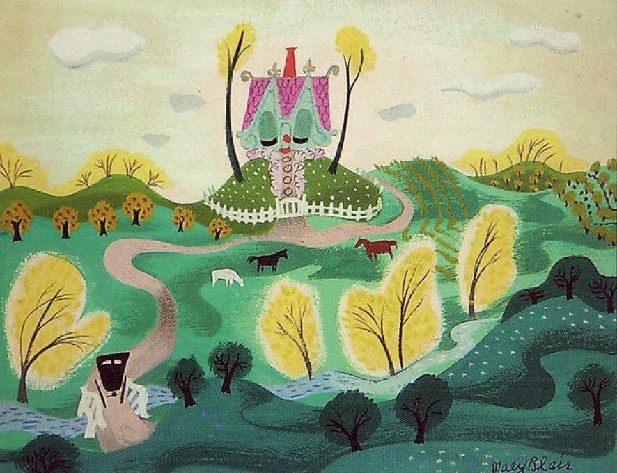 Mary Blair 治愈插画示例
