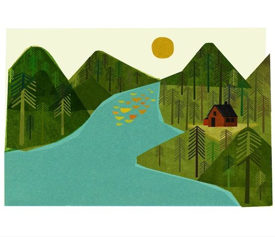 Christian Robinson 治愈插画示例