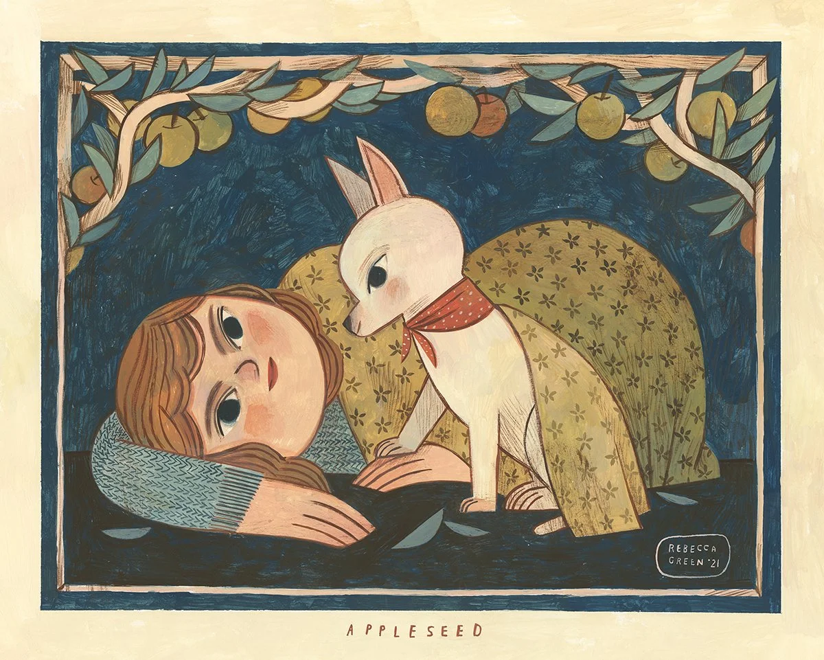Rebecca Green 治愈插画示例
