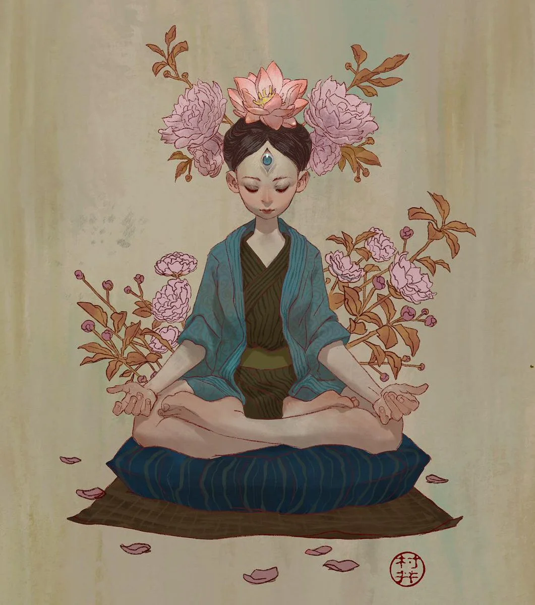 Molly Mendoza 治愈插画示例