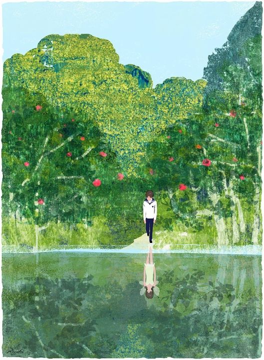 Ryo Takemasa 治愈插画示例