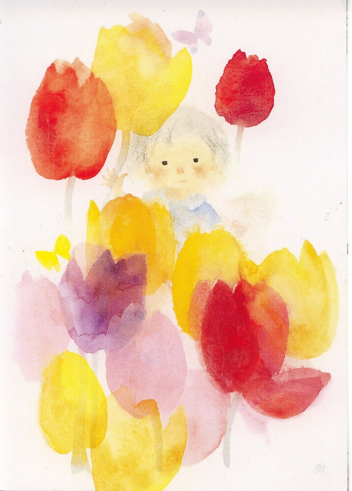 Chihiro Iwasaki 治愈插画示例
