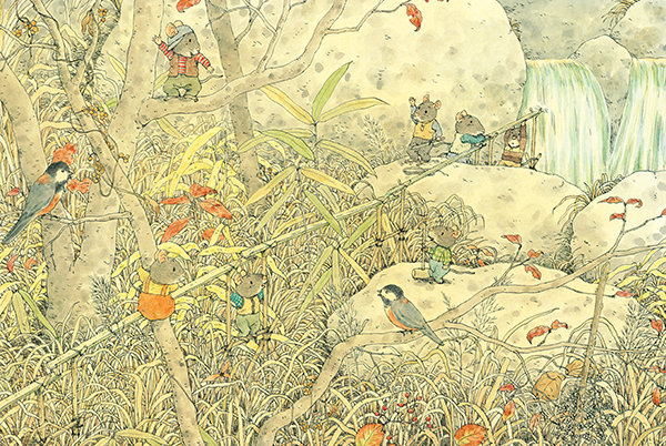 Kazuo Iwamura 治愈插画示例