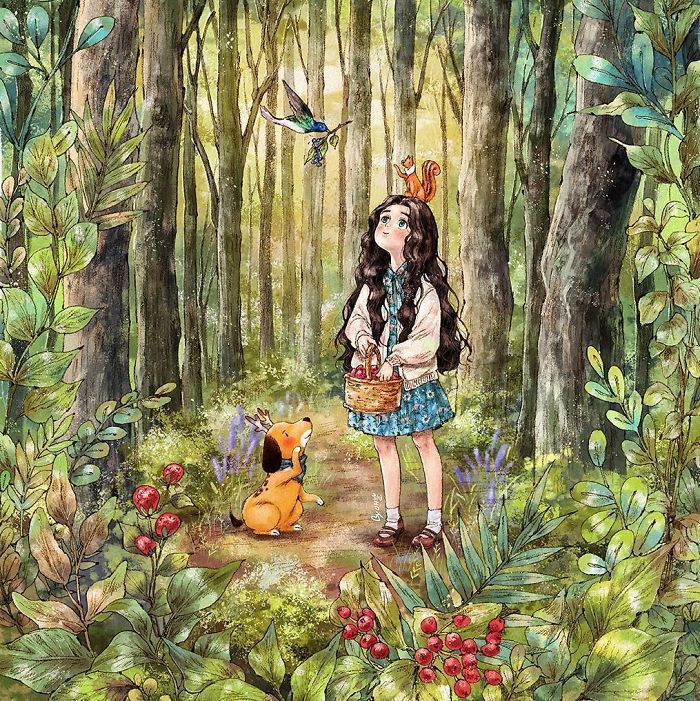 Aeppol 治愈插画示例