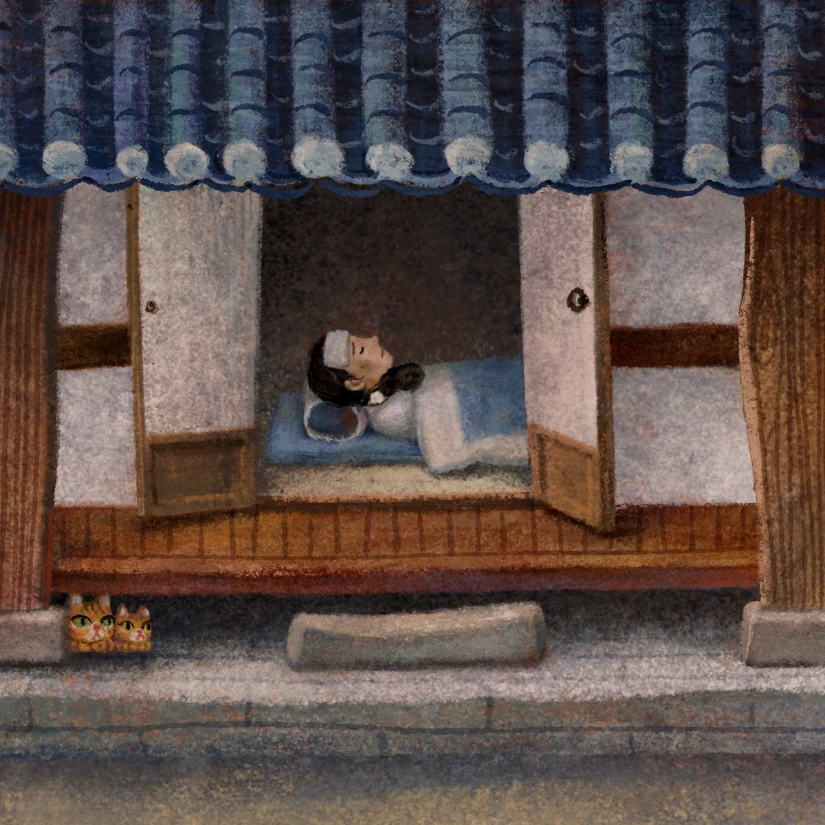 Kongjwi & Patjwi Project 治愈插画示例