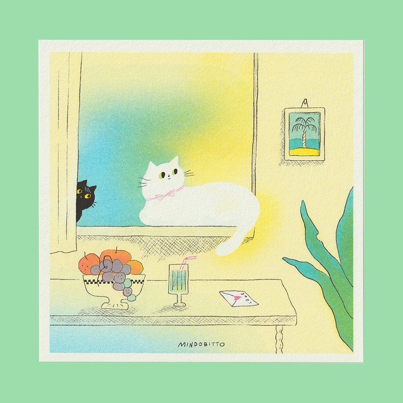 민도비또 治愈插画示例